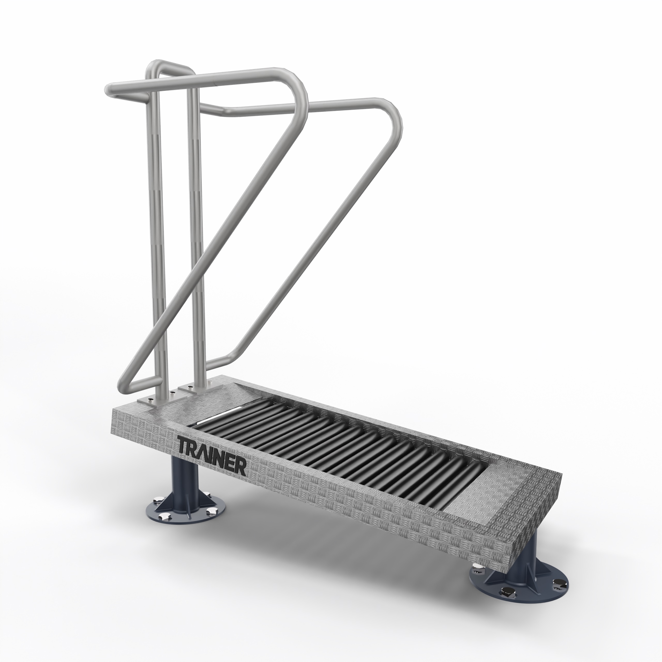 Exercises for health in an outdoor gym