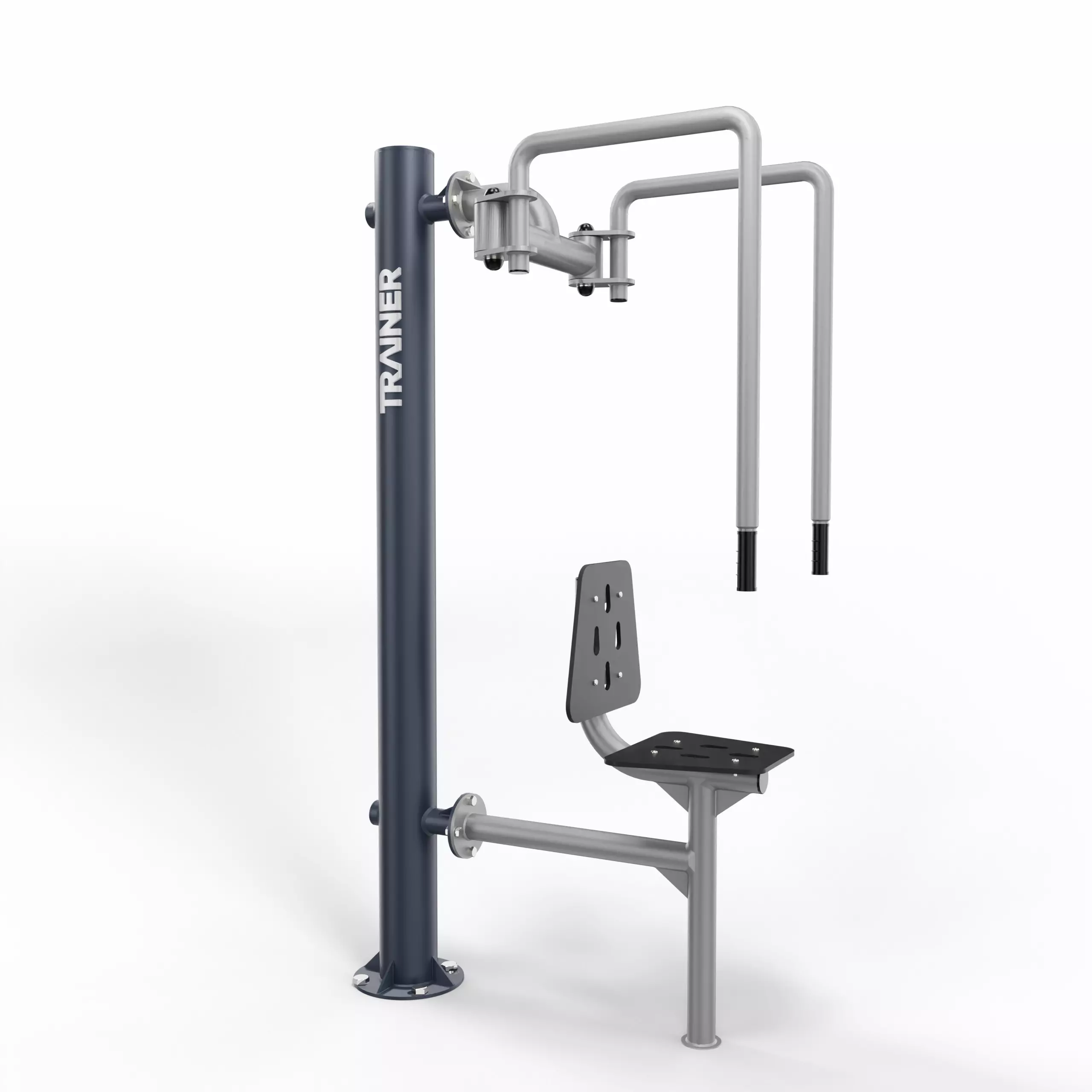 Exercises for health in an outdoor gym